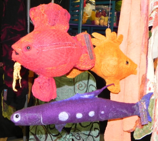 I traded the purple fish at the Wool Market