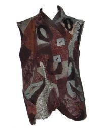 Aqua-Brown 4-Way Vest