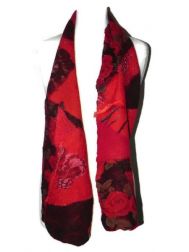 Shambolic Scarf-Red & Black